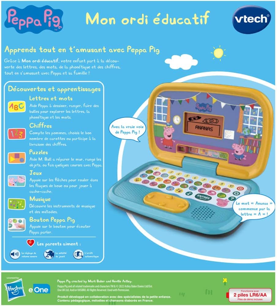 MON ORDINATEUR EDUCATIF PEPPA PIG VTECH (003)