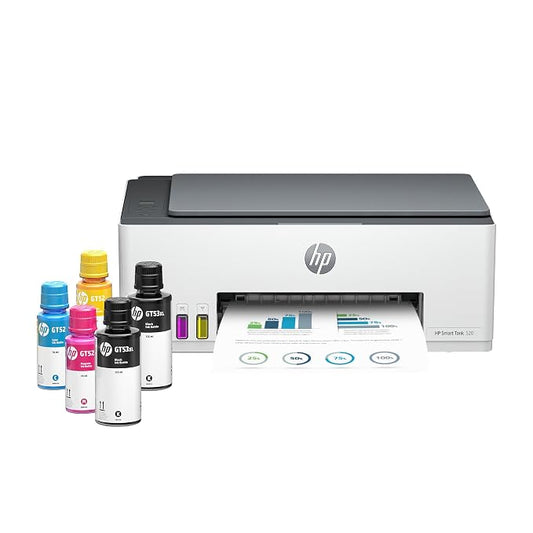 (T) Imprimante HP 520 multifunction (impression, scanner, photocopies) réservoir + 2 cadeaux